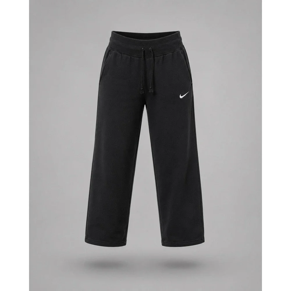Nike Sportswear Phoenix Fleece Wide Leg Sweatpants Black Small DQ5615-010